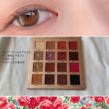 CHARM 16 COLOR EYESHADOW PALETTE/IMAGIC/パウダーアイシャドウを使ったクチコミ（2枚目）