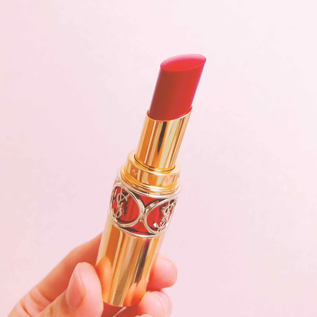 ルージュ ヴォリュプテ シャイン/YVES SAINT LAURENT BEAUTE/口紅を使ったクチコミ(1枚目)