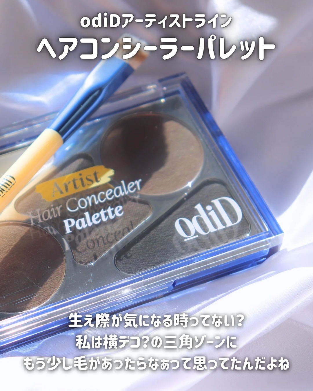 アーティストライン　ヘアコンシーラーパレット/odiD/その他スタイリングを使ったクチコミ（2枚目）