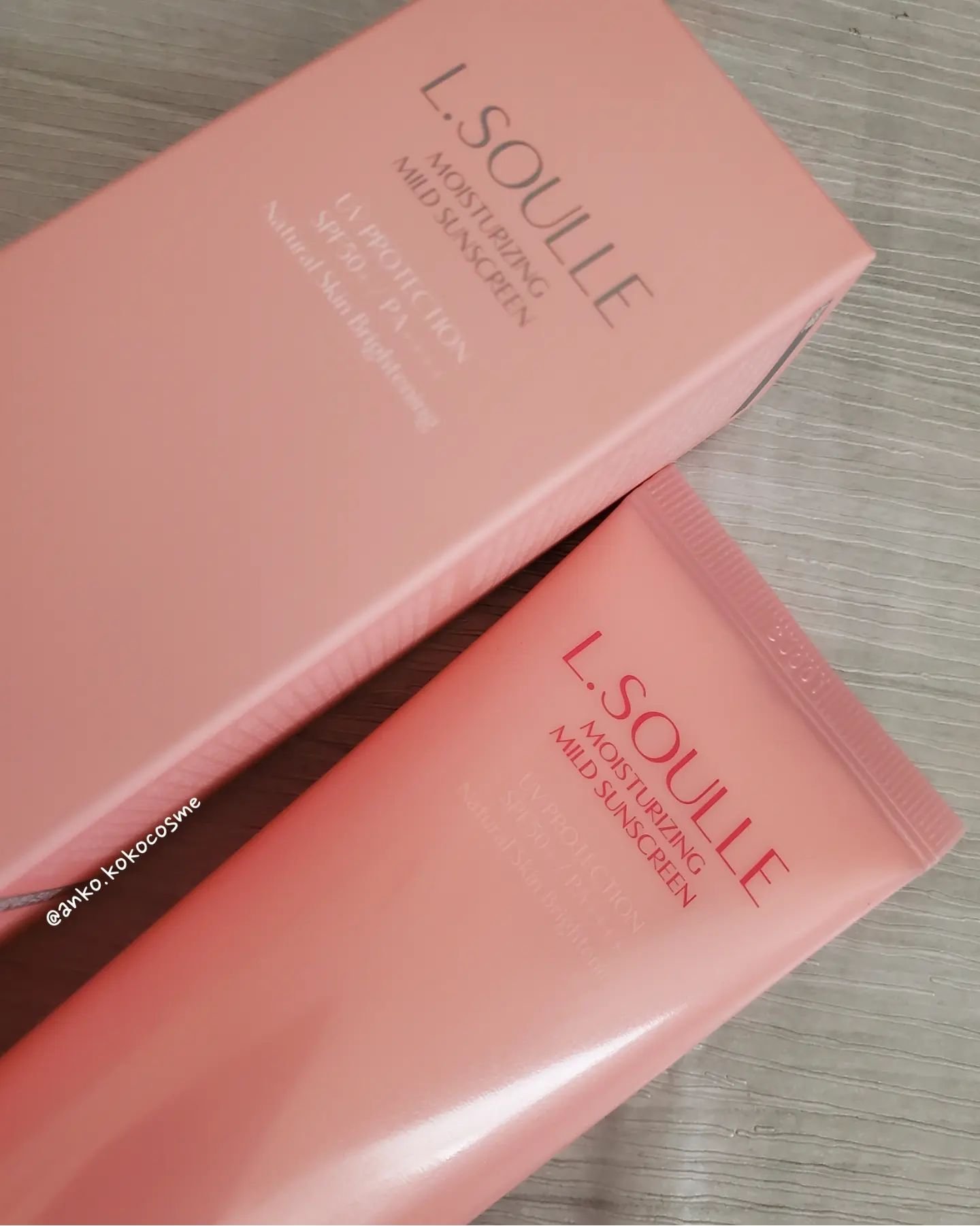 MOISTURIZING MILD SUNSCREEN/L.SOULLE/日焼け止めクリームを使ったクチコミ（1枚目）