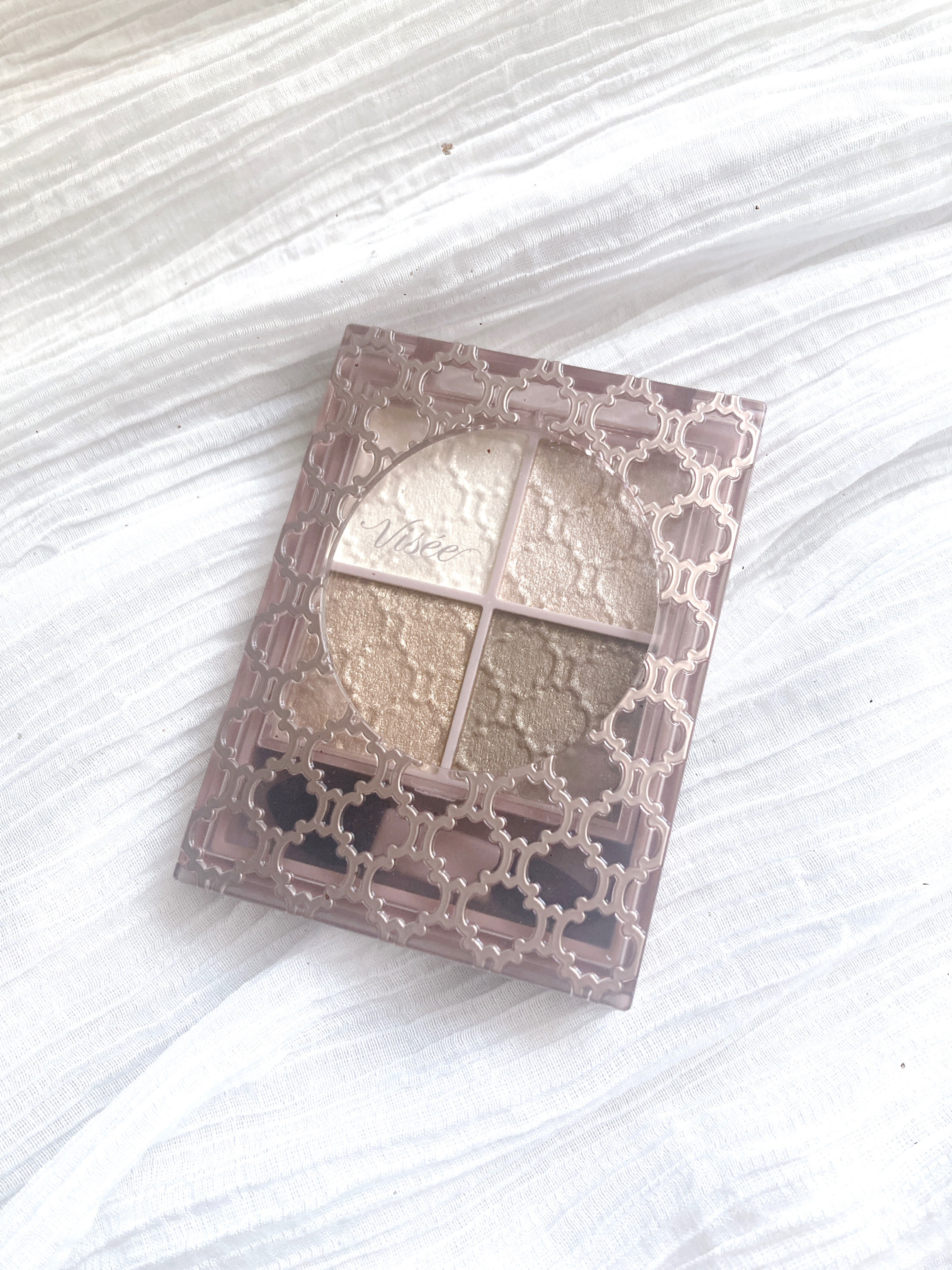 グロッシーリッチ アイズ N BE-1 ライトベージュ系/Visée/アイシャドウパレットを使ったクチコミ（1枚目）