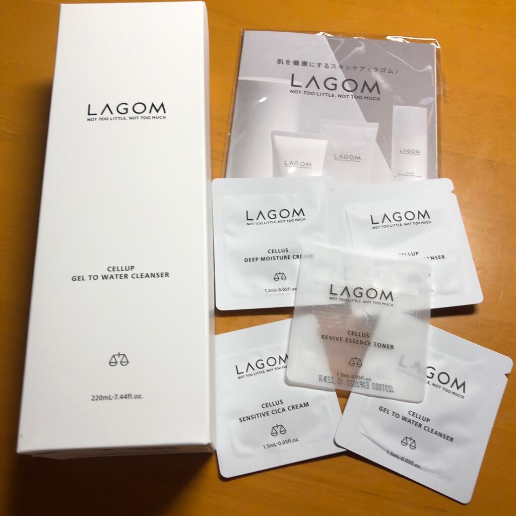 ラゴム ジェルトゥウォーター クレンザー(朝用洗顔)/LAGOM /その他洗顔料を使ったクチコミ(1枚目)