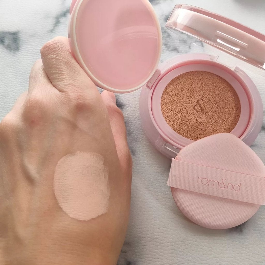 ブルームインカバーフィットクッション/rom&nd/クッションファンデーションを使ったクチコミ(4枚目)