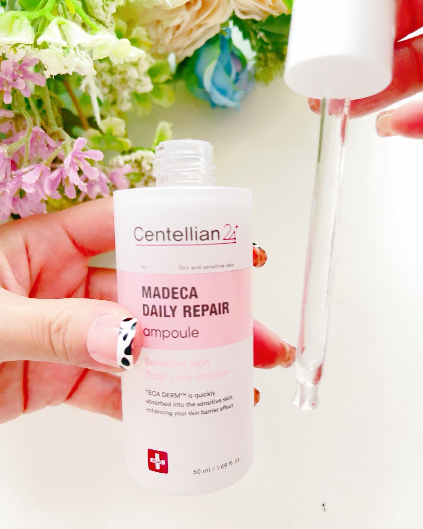 マデカデイリーリペアアンプル/センテリアン24/美容液を使ったクチコミ（2枚目）