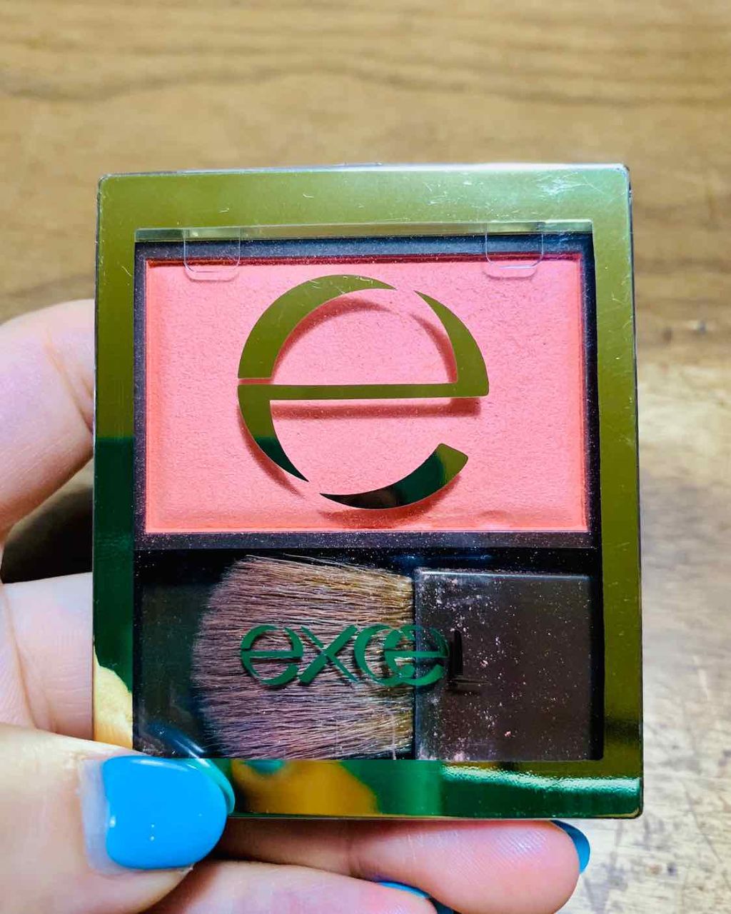 スキニーリッチチーク/excel/パウダーチークを使ったクチコミ（3枚目）