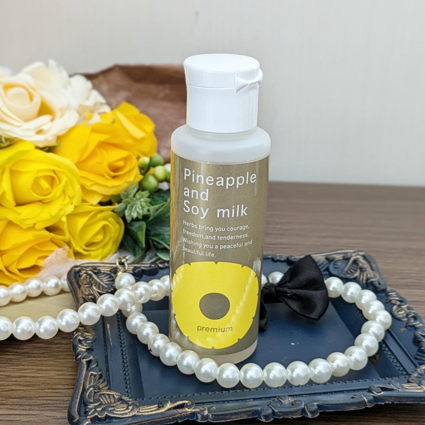 パイナップル豆乳ローションプレミアム/鈴木ハーブ研究所/ボディローションを使ったクチコミ(1枚目)