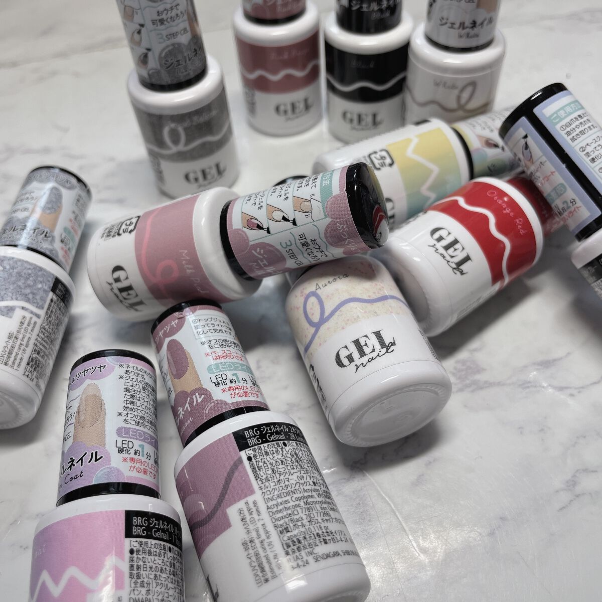 BRG ジェルネイル/DAISO/ジェルネイルを使ったクチコミ（2枚目）
