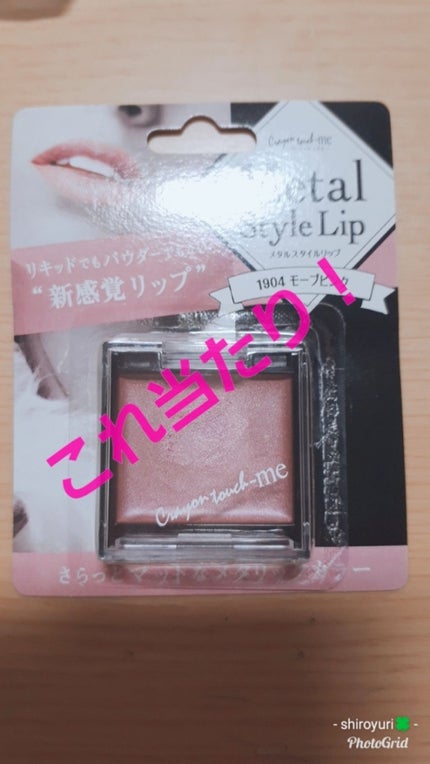 メタルスタイルリップ(口紅)/キャンドゥ/口紅を使ったクチコミ(1枚目)