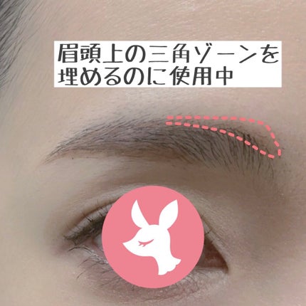 excel アイシャドウブラシ Sのクチコミ「持ってて損なしの毛質の良いアイシャドウブラシ🐰LIPSショッピングで買える🐰私はアイブロウ用に.....」(2枚目)