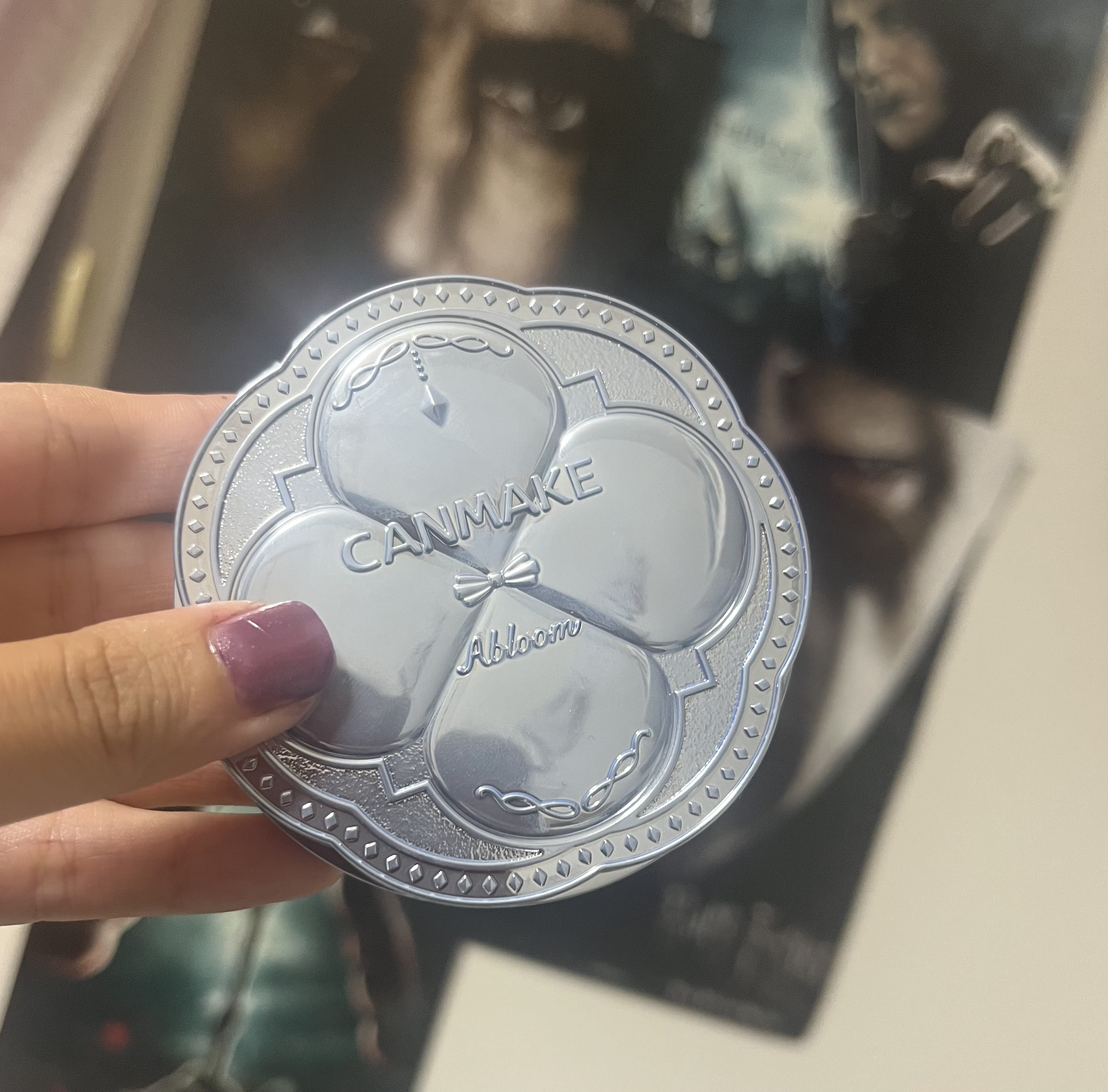 イルミネイティングフィニッシュパウダー　～Abloom～ 01 ハイドレンジアガーデン/キャンメイク/プレストパウダーを使ったクチコミ（1枚目）