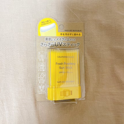 パウダリーUVアロエスティック SPF50+/PA++++/ネイチャーリパブリック/日焼け止めスティックを使ったクチコミ(1枚目)