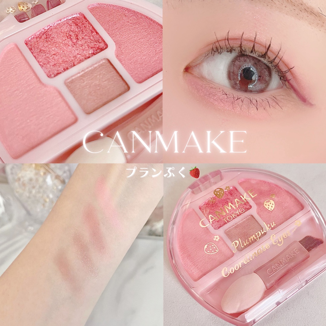プランぷくコーデアイズ/キャンメイク/パウダーアイシャドウを使ったクチコミ（1枚目）