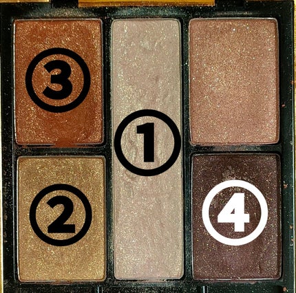 限定 リアルラスティング グリッターシャドウ/K-パレット/単色アイシャドウを使ったクチコミ(4枚目)