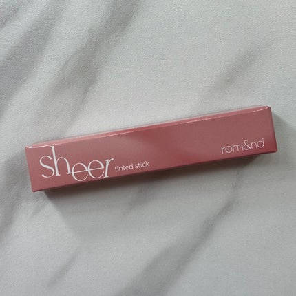 シアーティンテッドスティック/rom&nd/口紅を使ったクチコミ(4枚目)