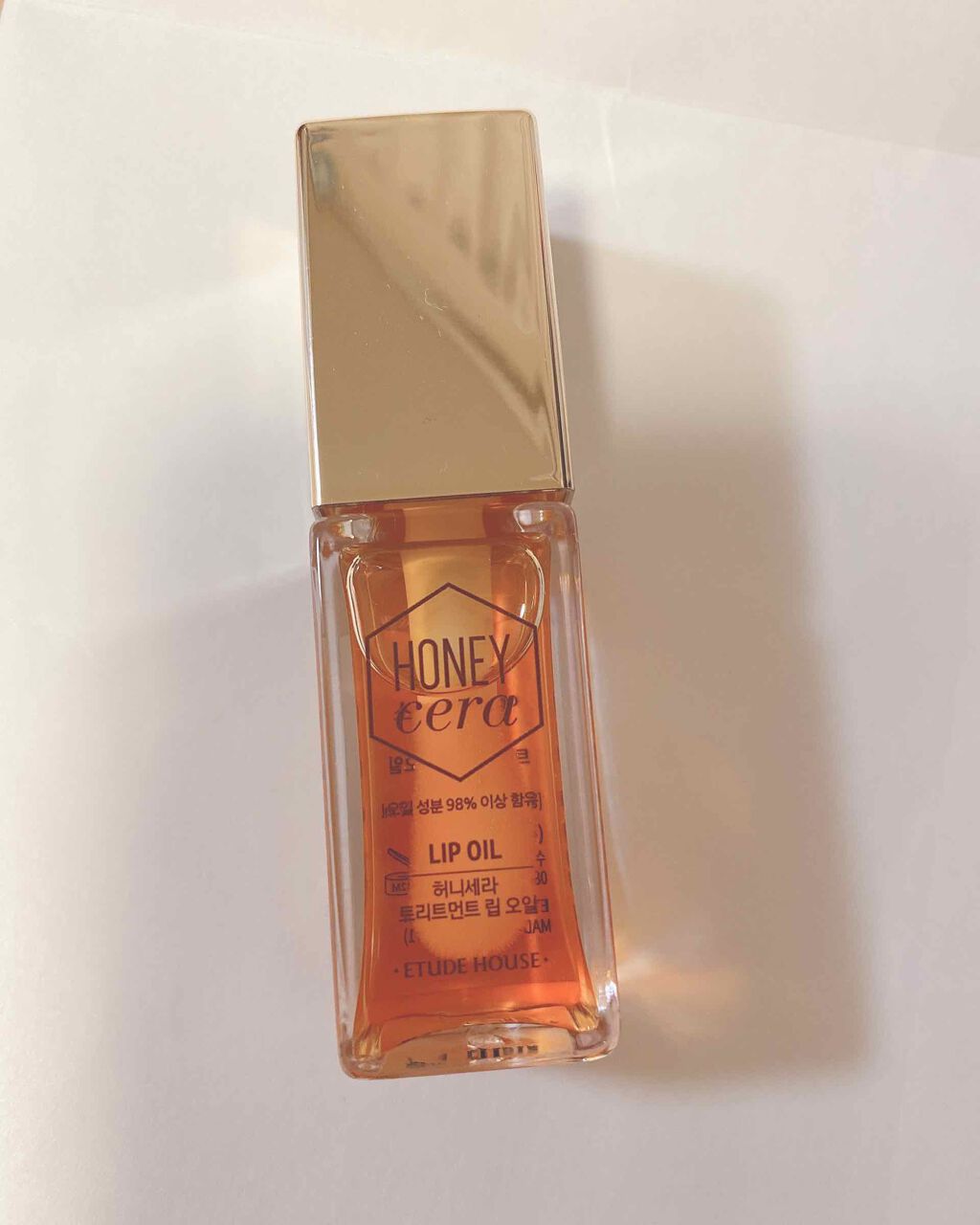Hセラ トリートメント リップオイル/ETUDE/リップグロスを使ったクチコミ（1枚目）