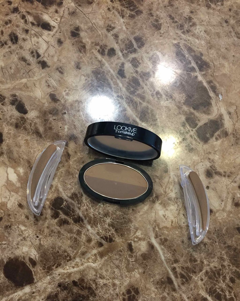 ワンタッチアイブロウ/LOOK ME/パウダーアイブロウを使ったクチコミ(1枚目)