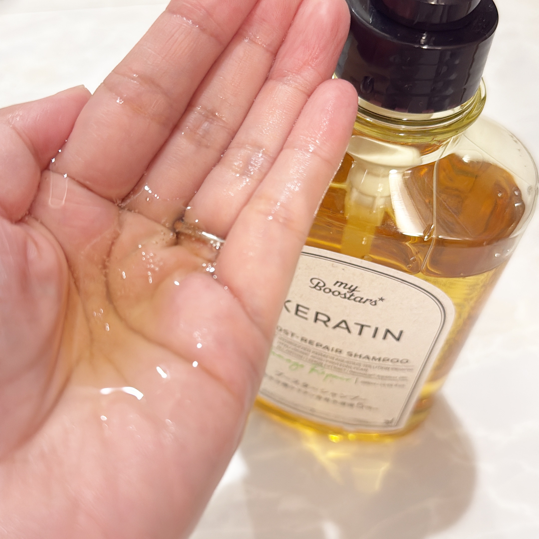 ケラチン ブースター シャンプー/トリートメント [ダメージリペア] シトラスサボンの香り/マイブースターズ/市販シャンプーを使ったクチコミ（3枚目）