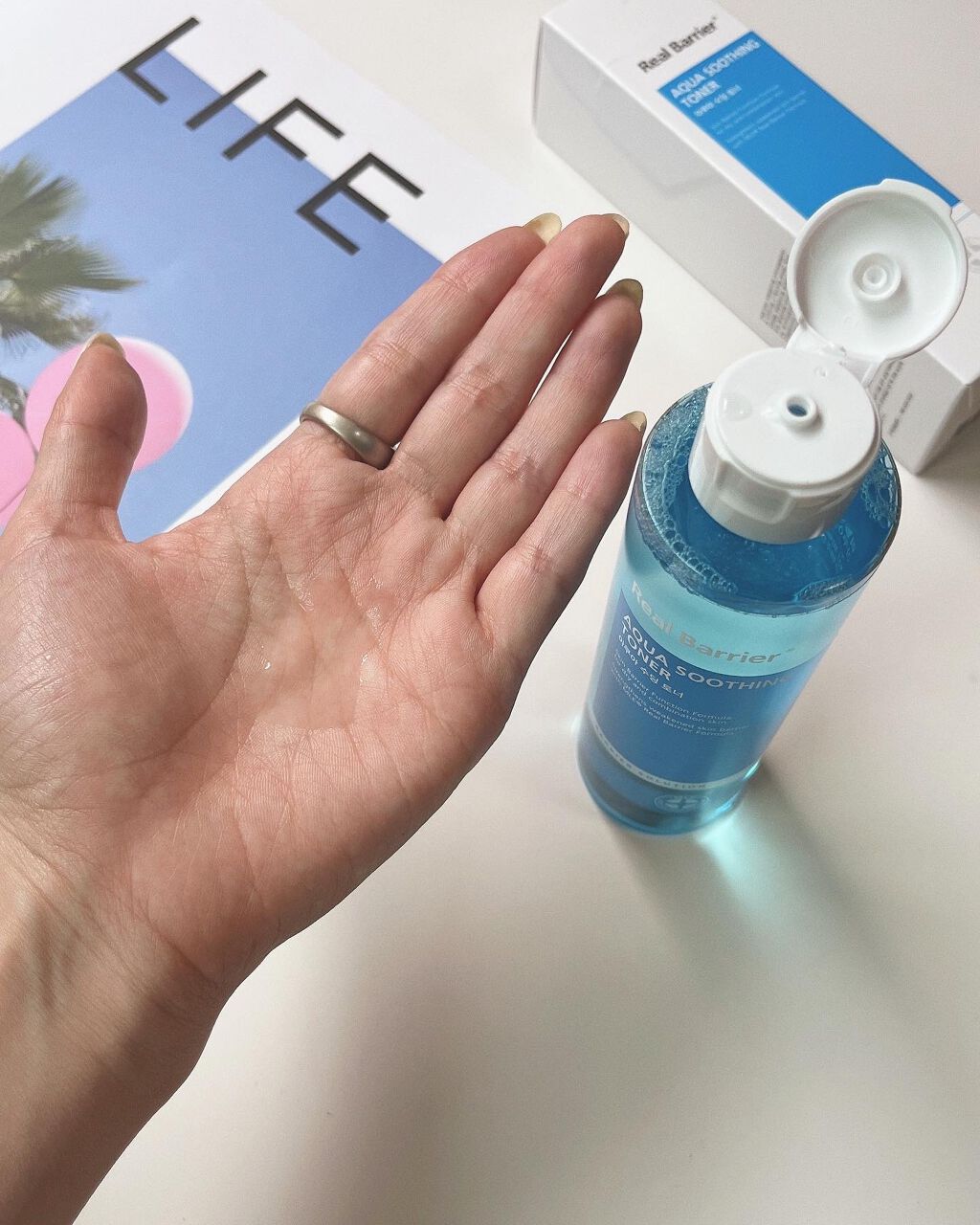 アクアスージングトナー/Real Barrier/化粧水を使ったクチコミ(3枚目)