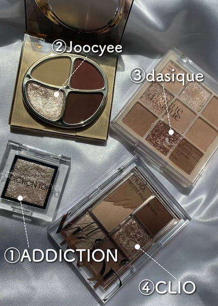 シャドウパレット/dasique/アイシャドウパレットを使ったクチコミ(2枚目)