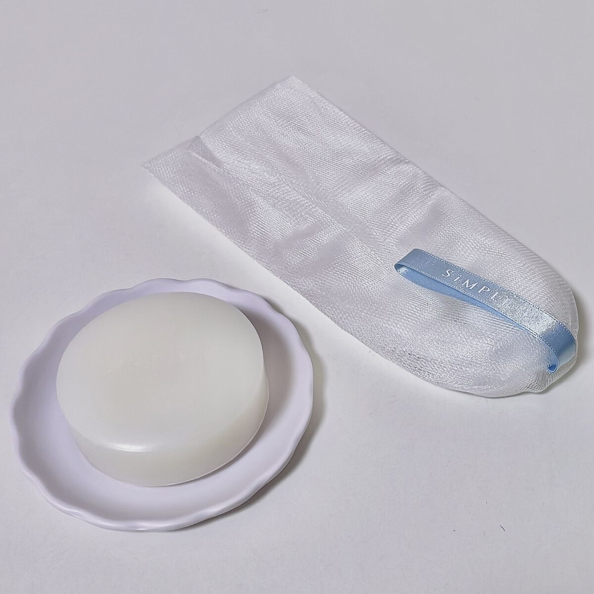 モイストピュアソープ しっとり/SiMPLE++/洗顔石鹸を使ったクチコミ（3枚目）