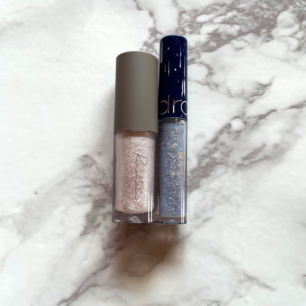 リキッド グリッター シャドウ/rom&nd/グリッターを使ったクチコミ（3枚目）