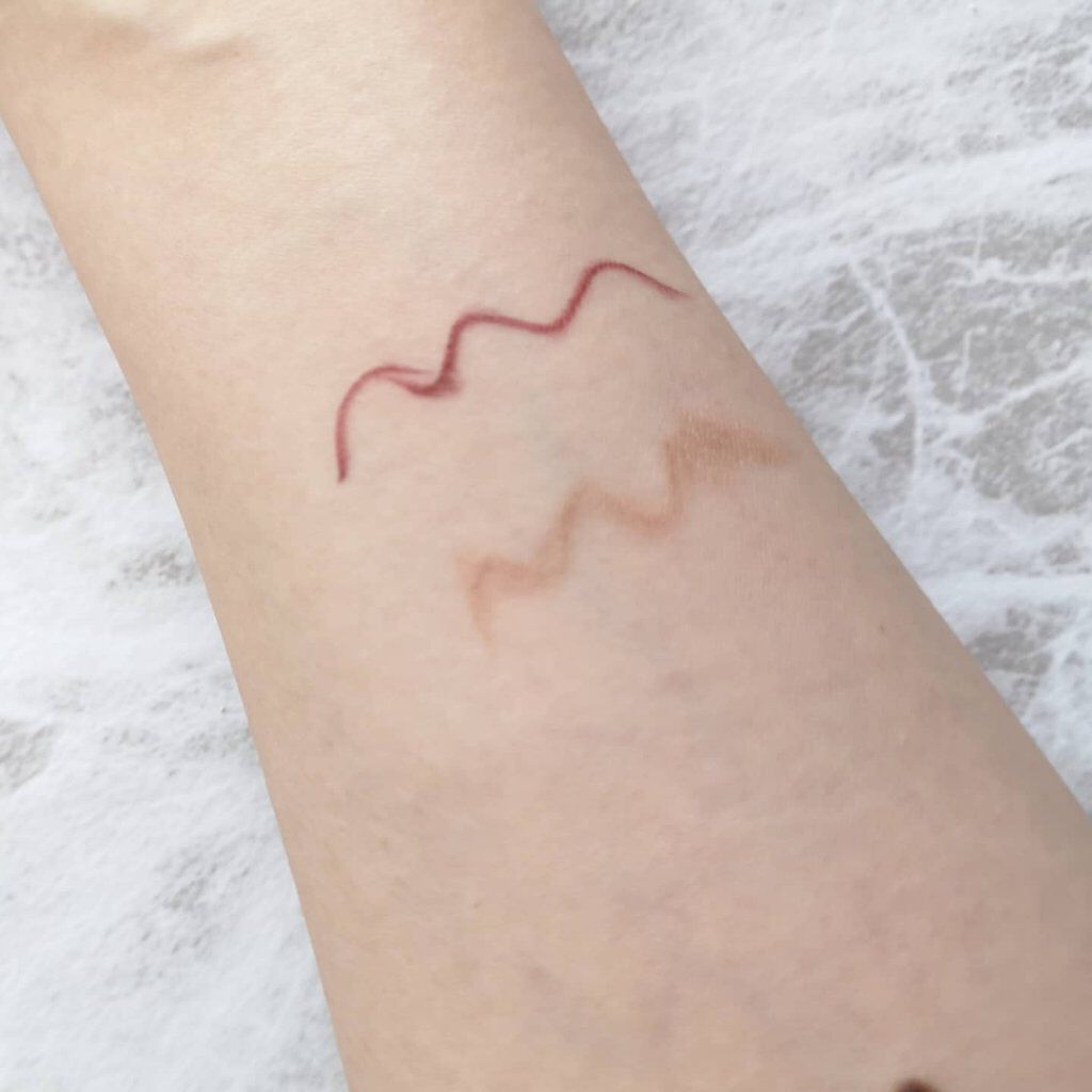 ニュアンスリキッドアイライナー 10 ピンクブラウン/CEZANNE/リキッドアイライナーを使ったクチコミ（3枚目）