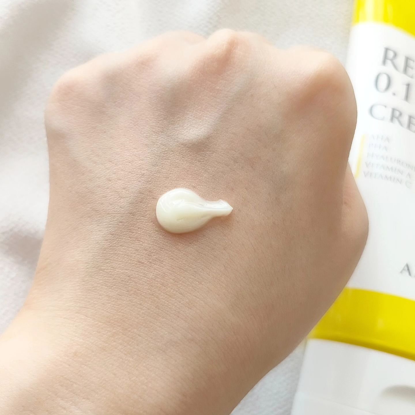 レチノール0.1クリーム/APLIN/フェイスクリームを使ったクチコミ（3枚目）
