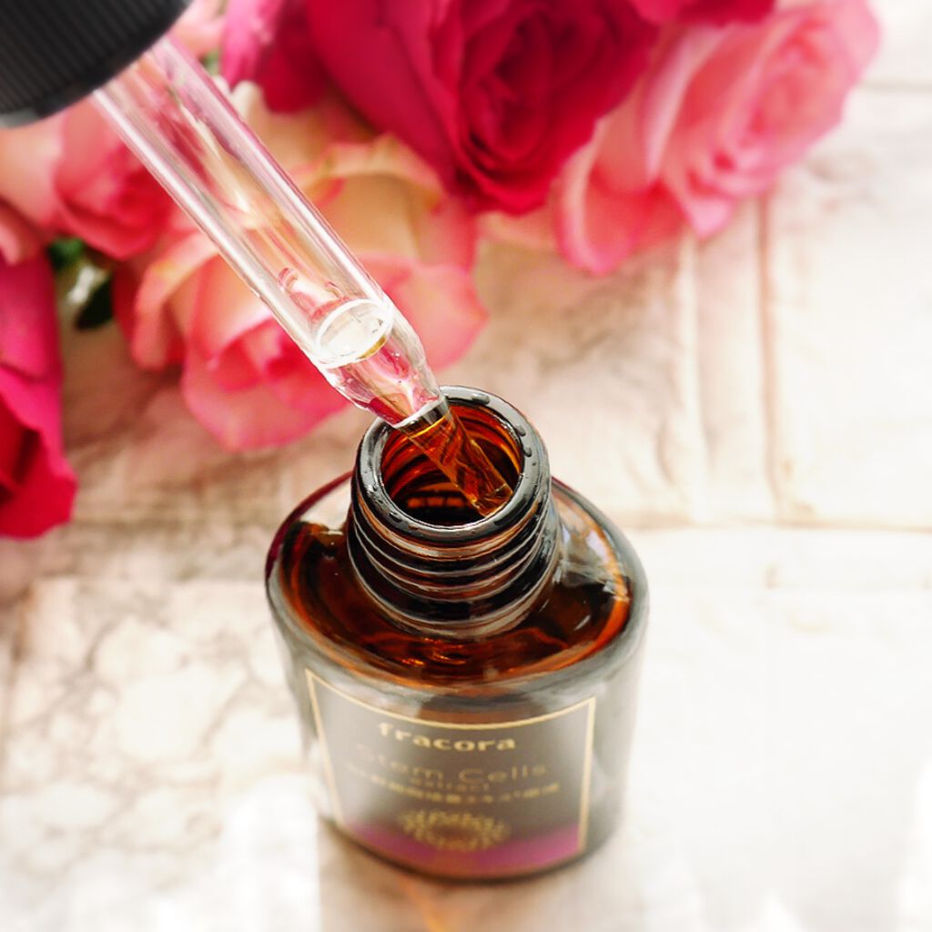 ヒト幹細胞培養エキス原液/fracora/美容液を使ったクチコミ(4枚目)