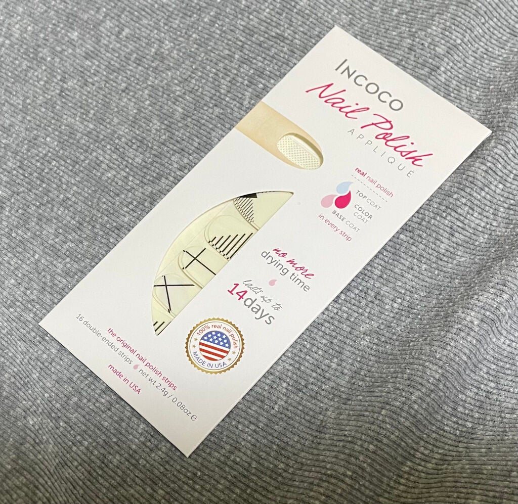 INCOCO インココ マニキュアシート/インココ/ネイルシールを使ったクチコミ(2枚目)