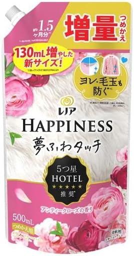 レノアハピネス夢ふわタッチ アンティークローズ 詰替(500ml)