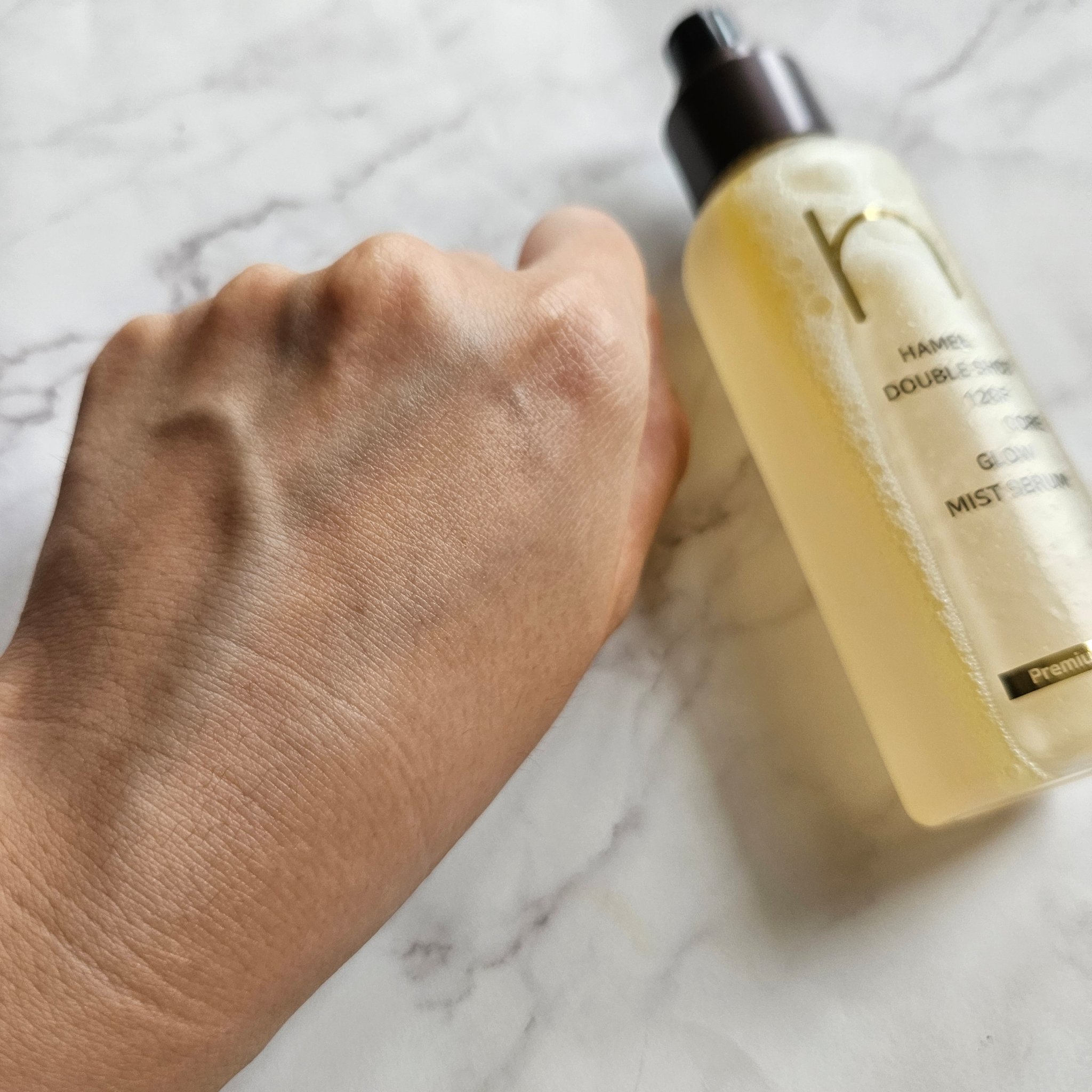 ダブルショット12GFコアグロウミストセラム/HAMEL/美容液を使ったクチコミ（3枚目）