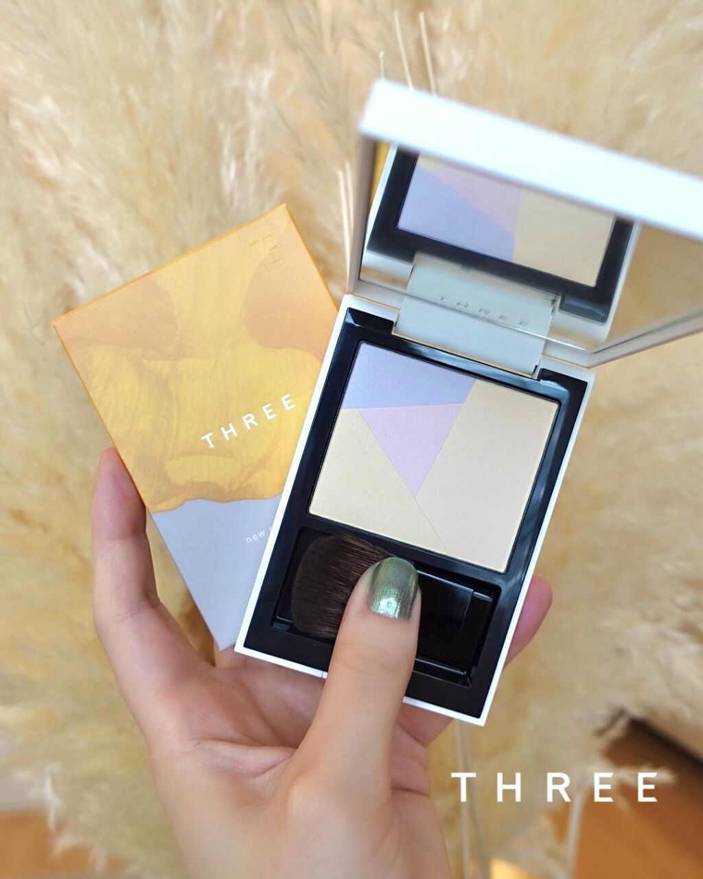 ニューセンセーションズ PPP/THREE/プレストパウダーを使ったクチコミ（1枚目）