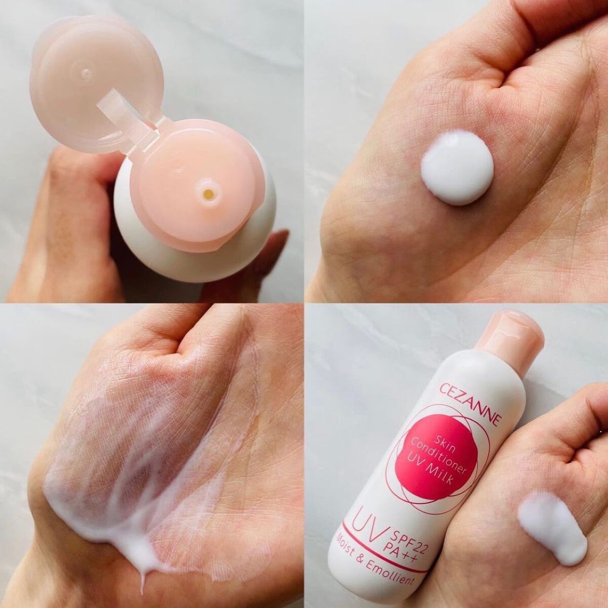 朝用スキンコンディショナー UVミルク/CEZANNE/日焼け止めミルクを使ったクチコミ（2枚目）