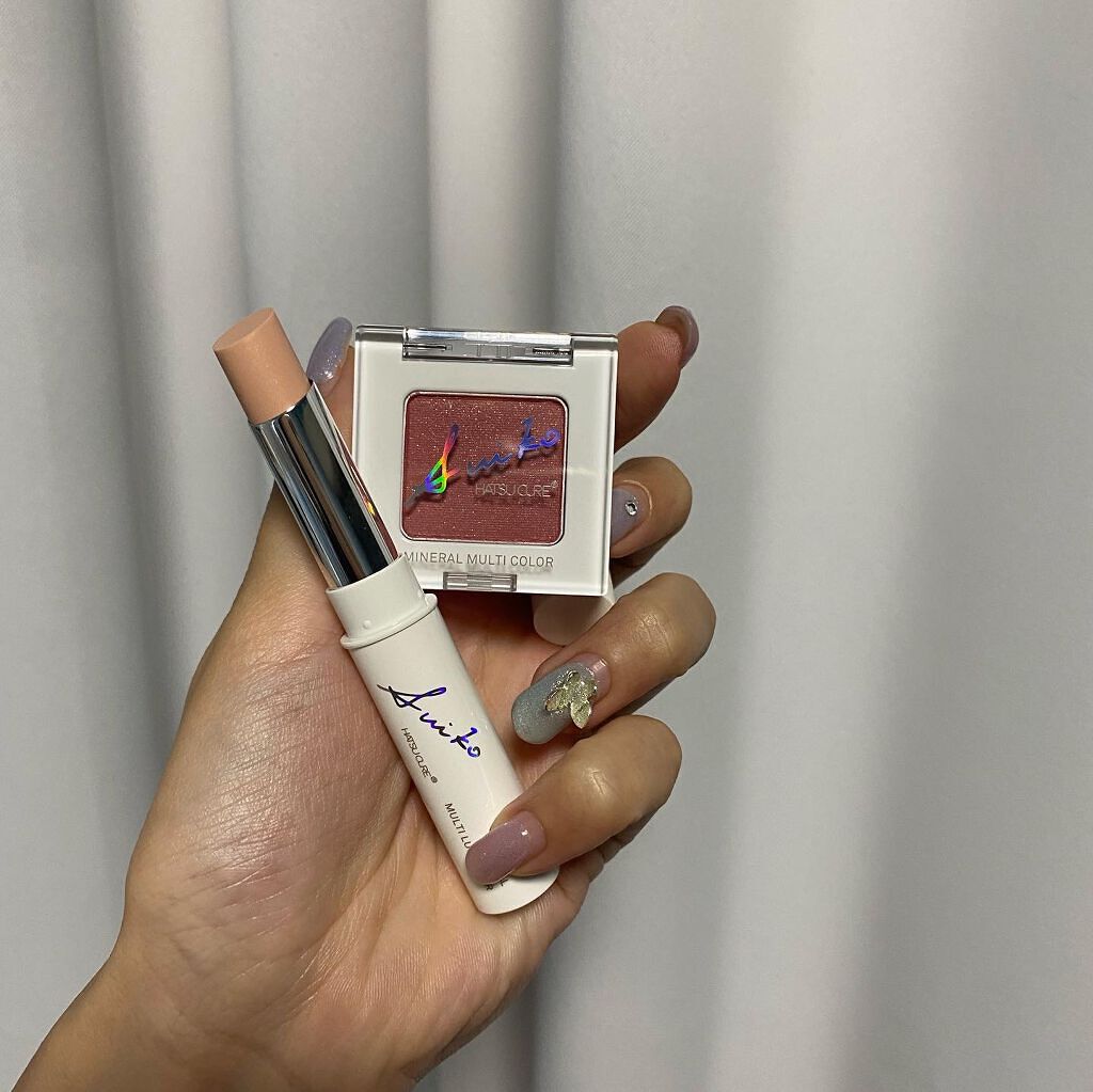 ミネラルマルチルミナイザー 03 イノセントピンク/SUIKO HATSUCURE/スティックハイライトを使ったクチコミ（1枚目）