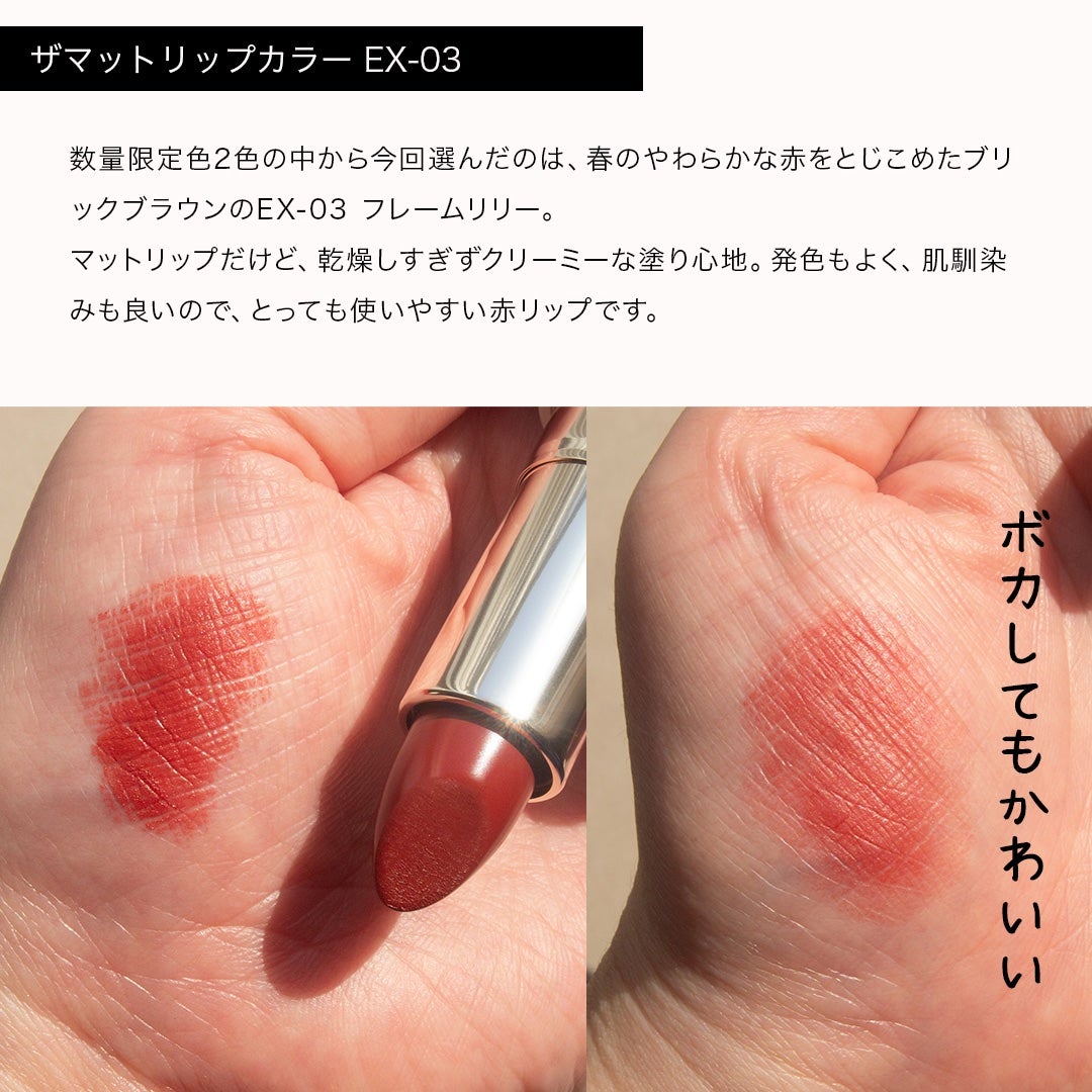 RMK ザ マット リップカラー/RMK/口紅を使ったクチコミ(5枚目)