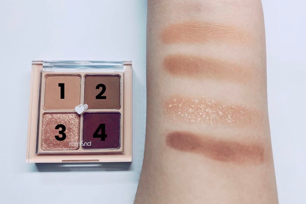 ベターザンアイズ/rom&nd/アイシャドウパレットを使ったクチコミ(1枚目)