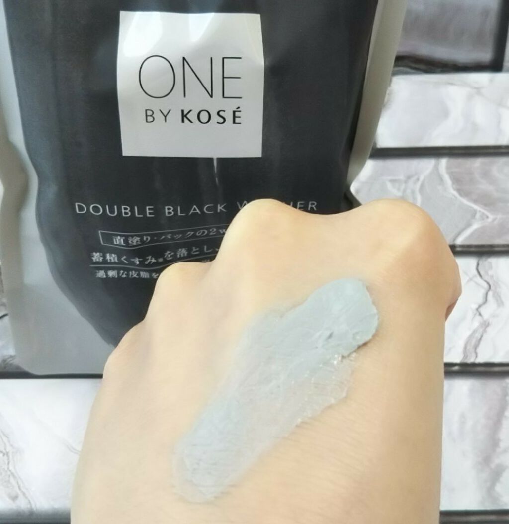 ダブル ブラック ウォッシャー/ONE BY KOSE/その他洗顔料を使ったクチコミ(3枚目)