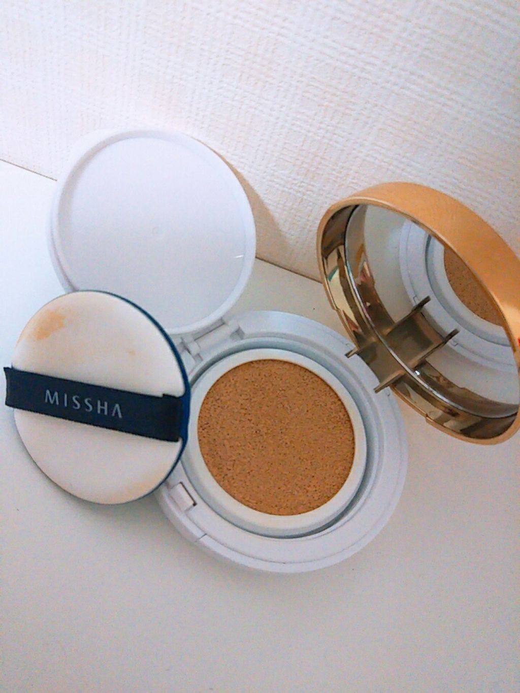 M クッション ファンデーション(モイスチャー)/MISSHA/クッションファンデーションを使ったクチコミ(1枚目)
