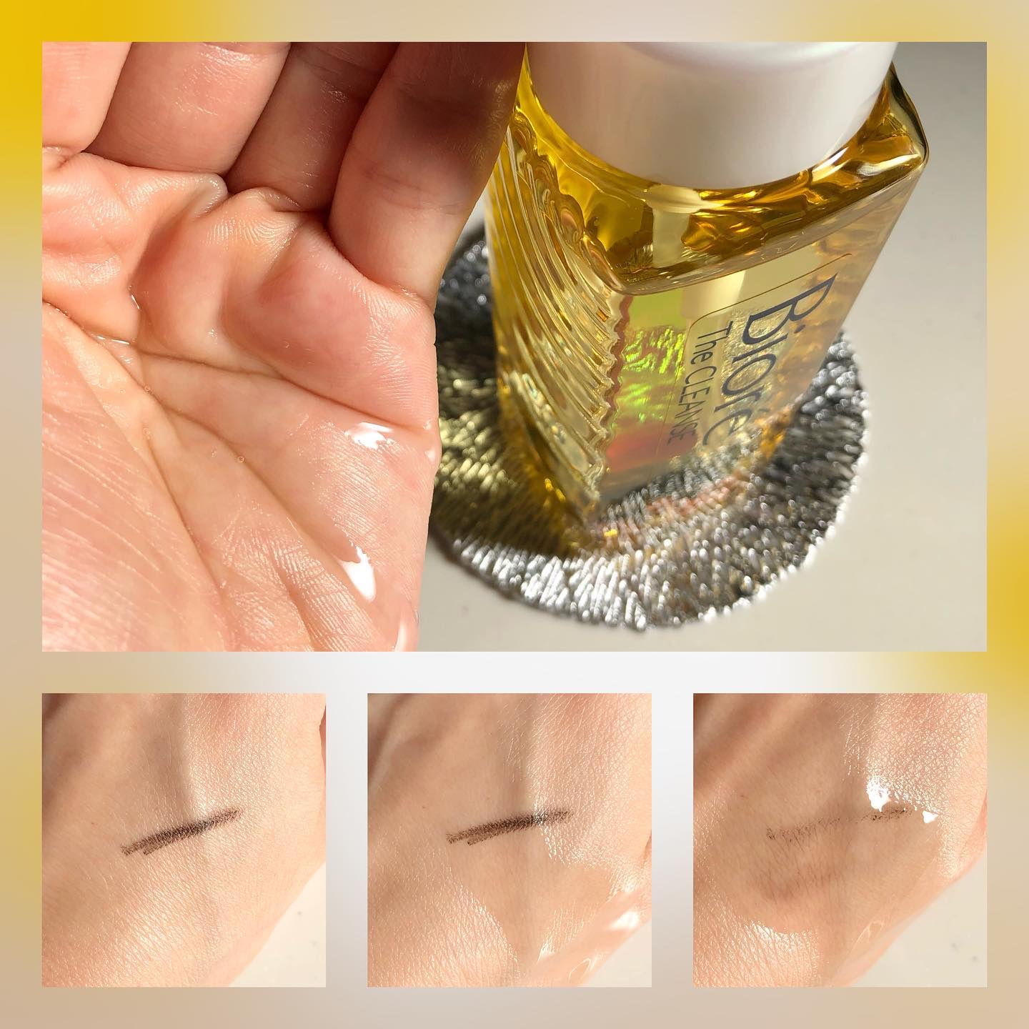 ビオレ ザ クレンズ オイルメイク落とし  金木犀の香り/ビオレ/オイルクレンジングを使ったクチコミ（2枚目）