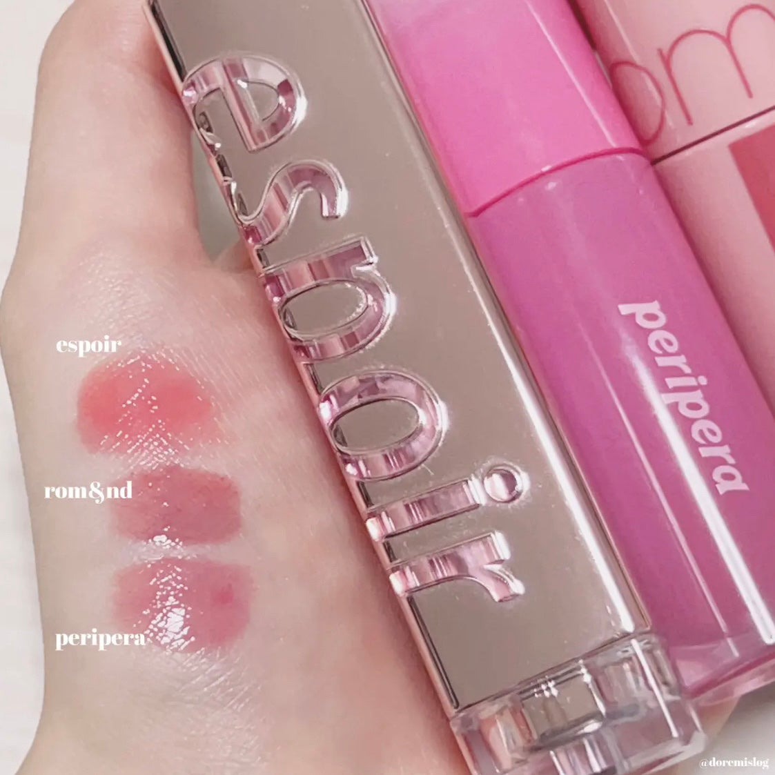 ジューシーラスティングティント/rom&nd/リップティントを使ったクチコミ(1枚目)