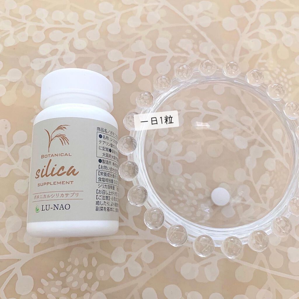 ボタニカルシリカサプリ/LU-NAO/健康サプリメントを使ったクチコミ（3枚目）