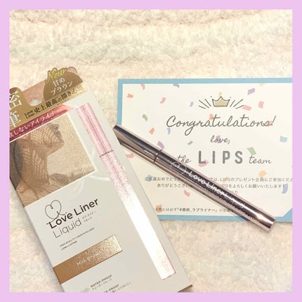 ラブ・ライナー リキッドアイライナーR3/ラブ・ライナー/リキッドアイライナーを使ったクチコミ(1枚目)