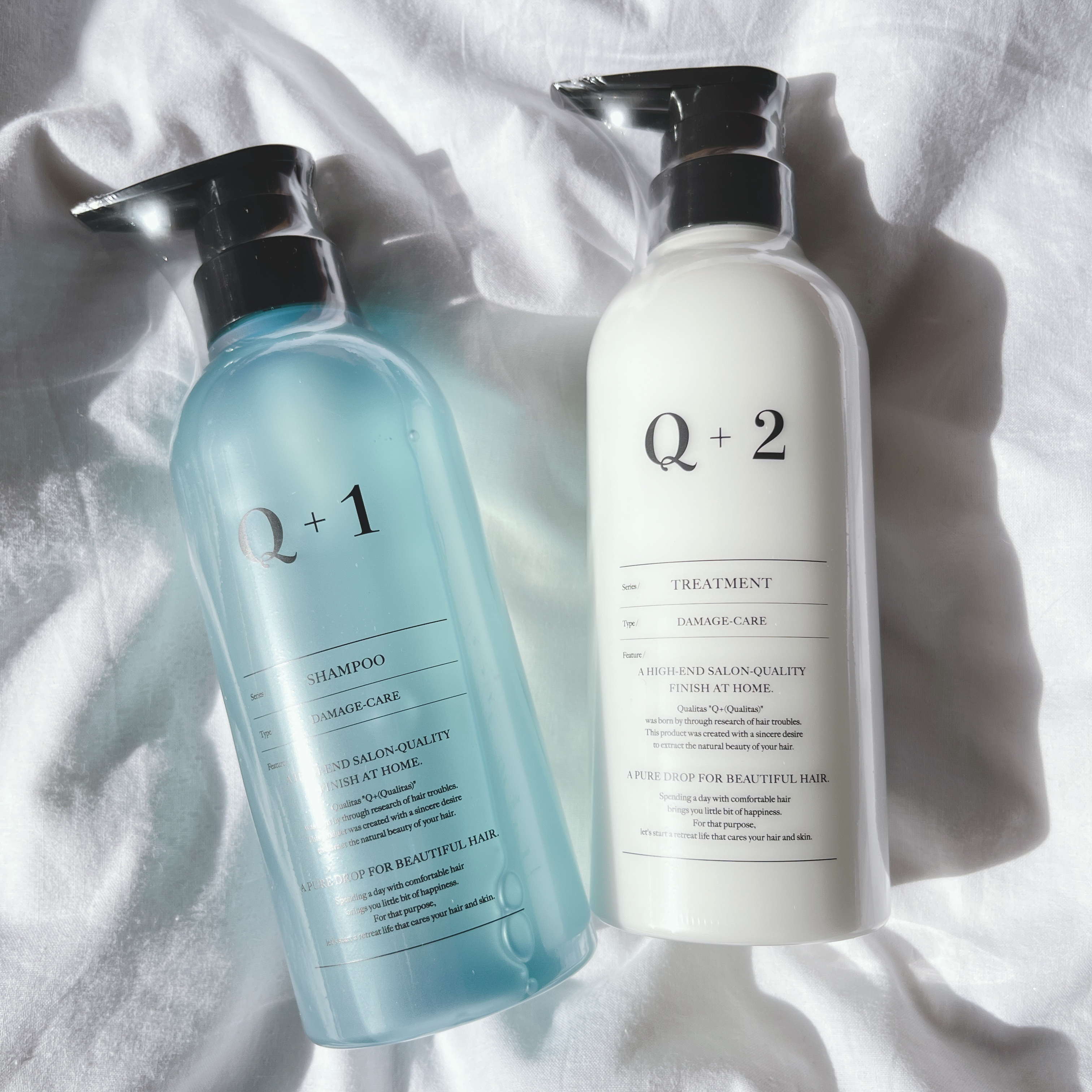 ダメージケアシャンプー/トリートメント　/クオリタス/サロンシャンプーを使ったクチコミ（3枚目）