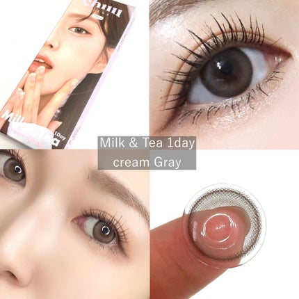 chuuLENS Milk&Tea 1day/chuu LENS/ワンデー(1DAY)カラコンを使ったクチコミ(3枚目)