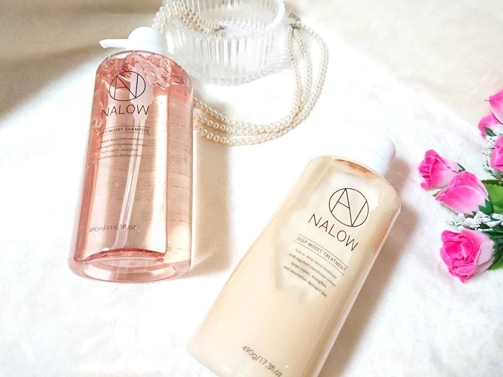ディープモイスト シャンプー／トリートメント/NALOW/市販シャンプーを使ったクチコミ（1枚目）