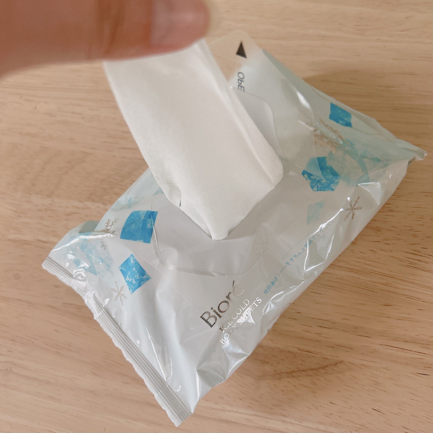 冷シート 無香性/ビオレ/ボディシートを使ったクチコミ(2枚目)