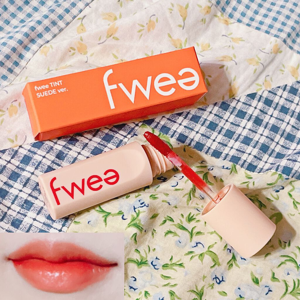 フィーティントスエード/fwee/リップティントを使ったクチコミ(1枚目)