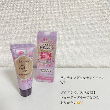ラスティングマルチアイベース WP/キャンメイク/アイシャドウベースを使ったクチコミ(2枚目)