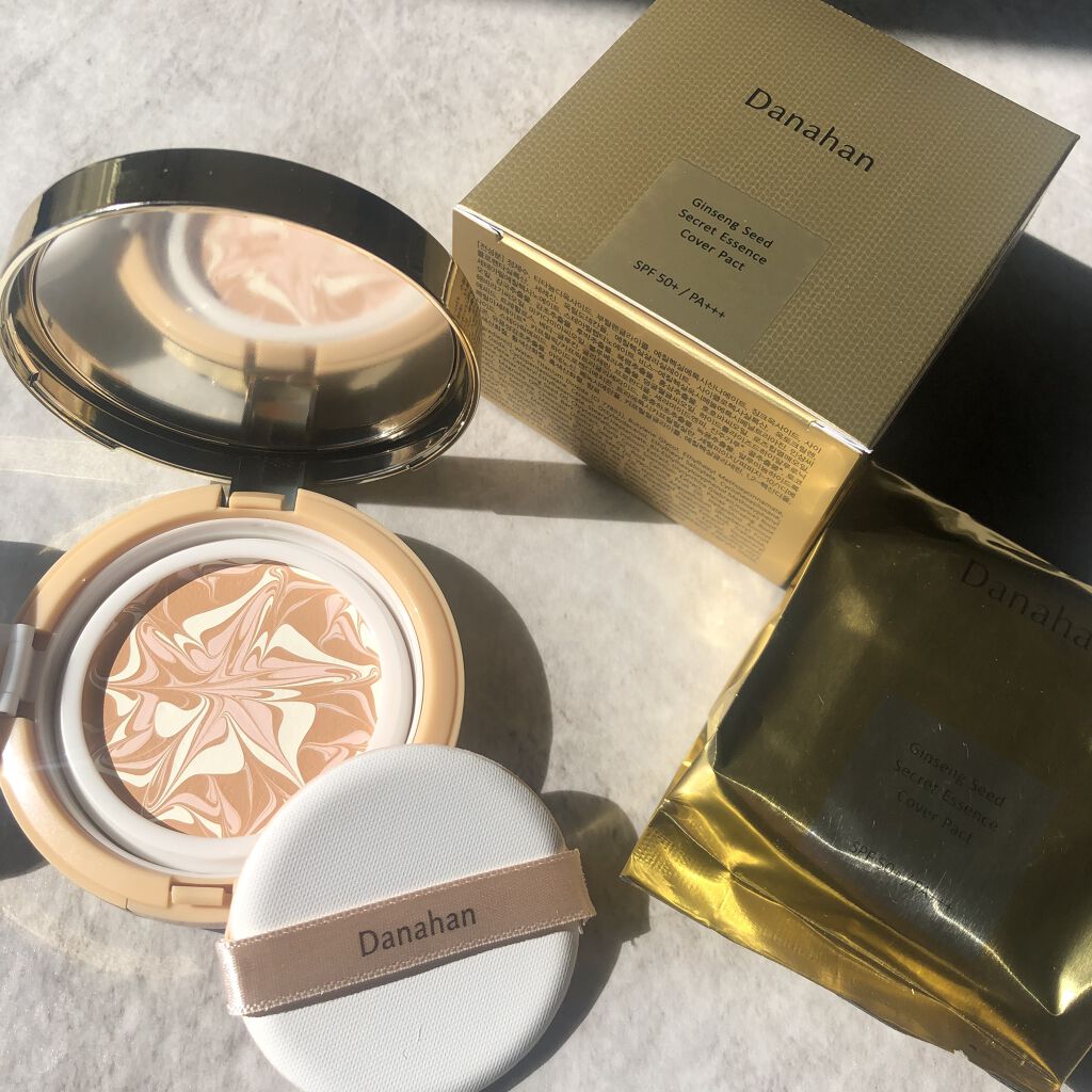 人参シード秘策エッセンスカバーパクト/ダナハン(サイネット)/クリーム・エマルジョンファンデーションを使ったクチコミ（3枚目）