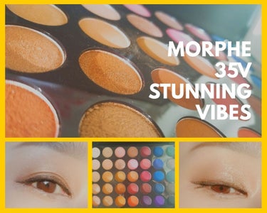 MORPHE  35V  STUNNING  VIBES/Morphe/アイシャドウパレットを使ったクチコミ（1枚目）